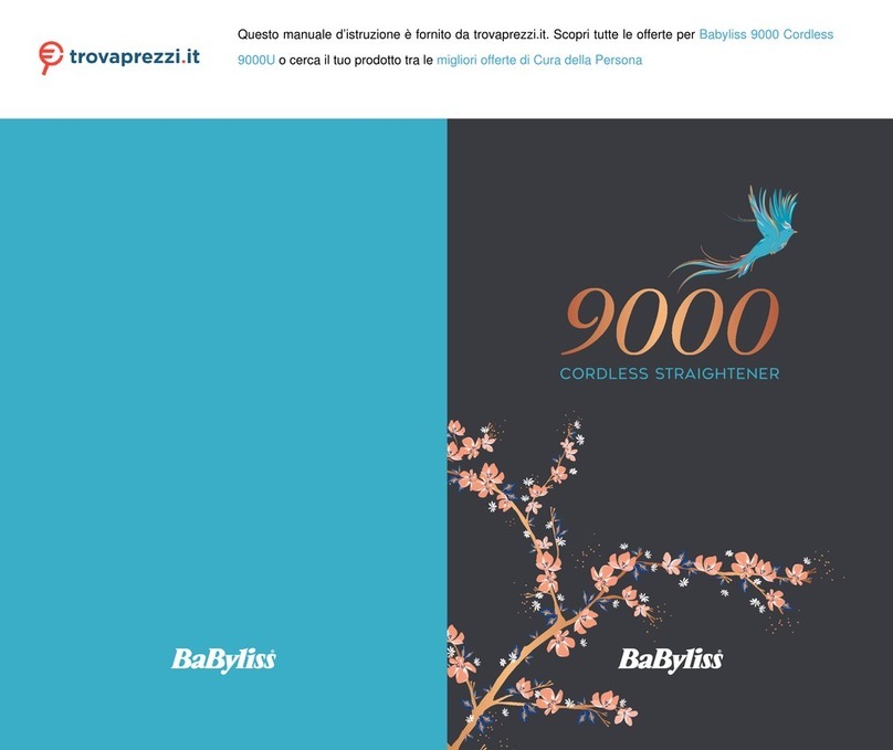 BaByliss 9000U user guide