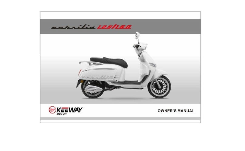 KEEWAY versilia 125 User manual