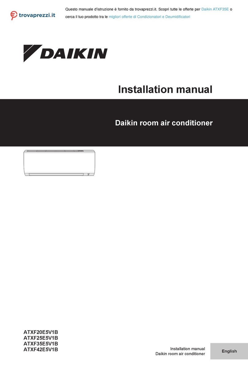 Daikin ATXF35E User manual