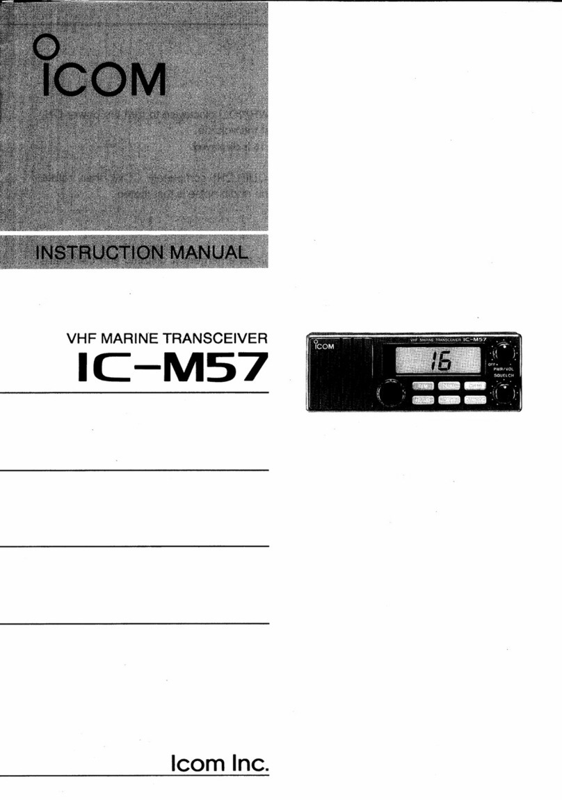Icom IC-M57 User manual