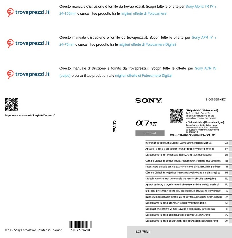 Sony Alpha 7R IV instruction manual