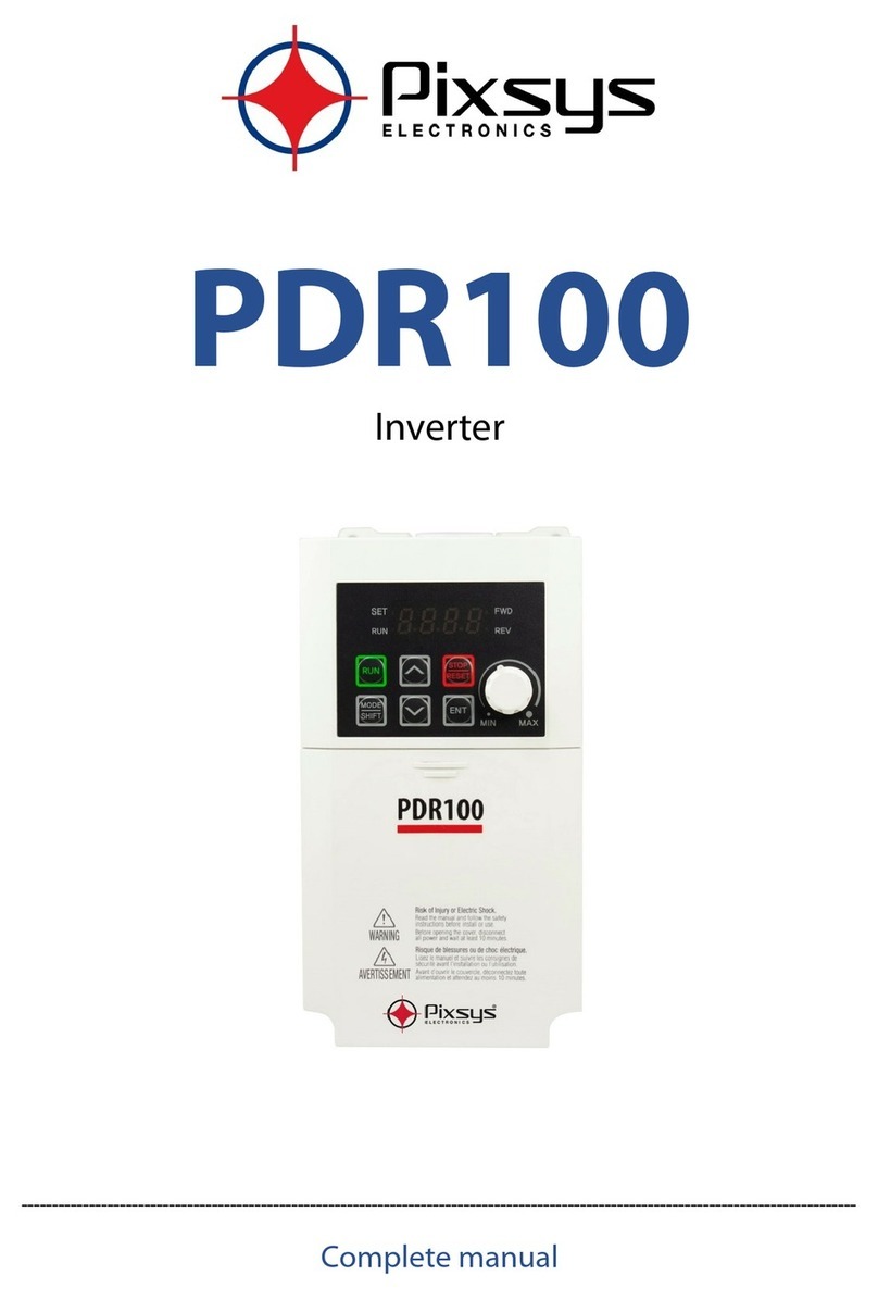 Pixsys PDR100 Complete manual