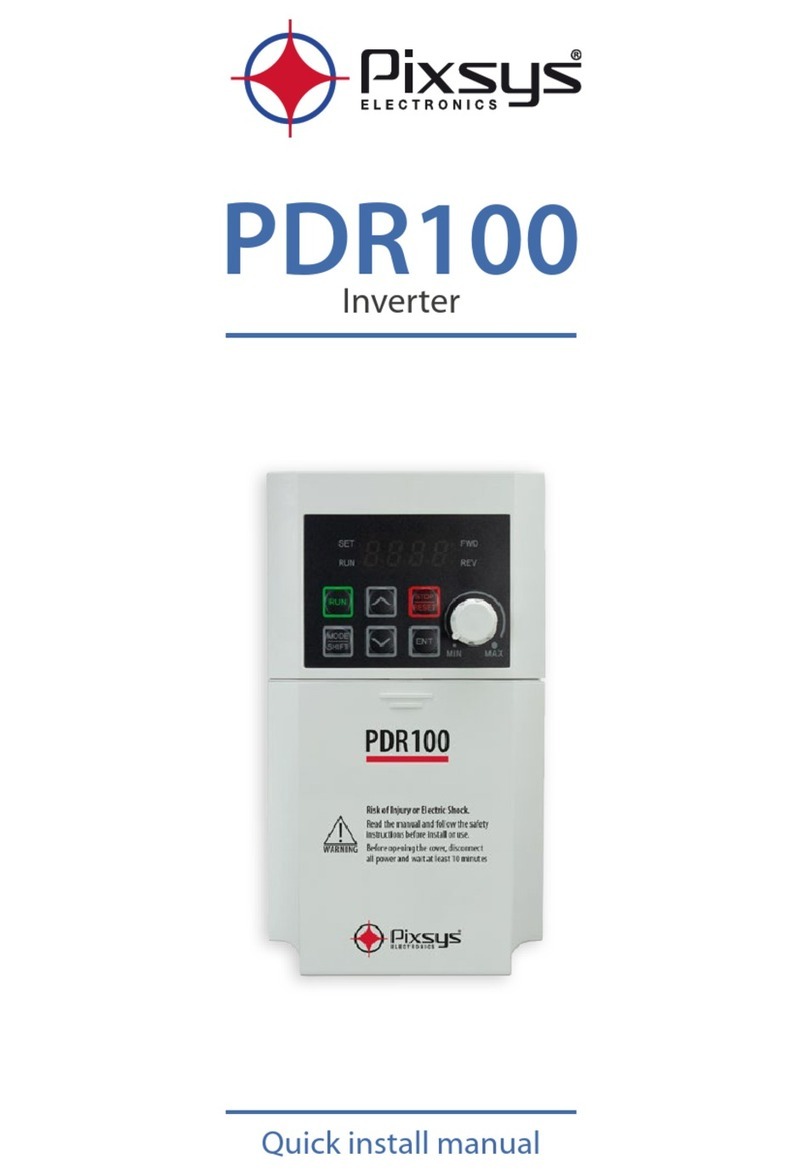 Pixsys PDR100 Quick install manual