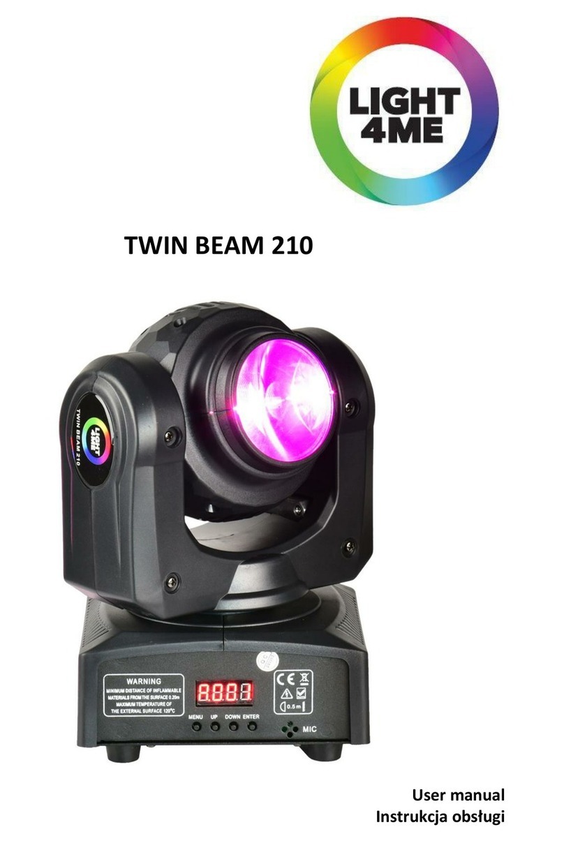 Light4Me TWIN BEAM 210 User manual