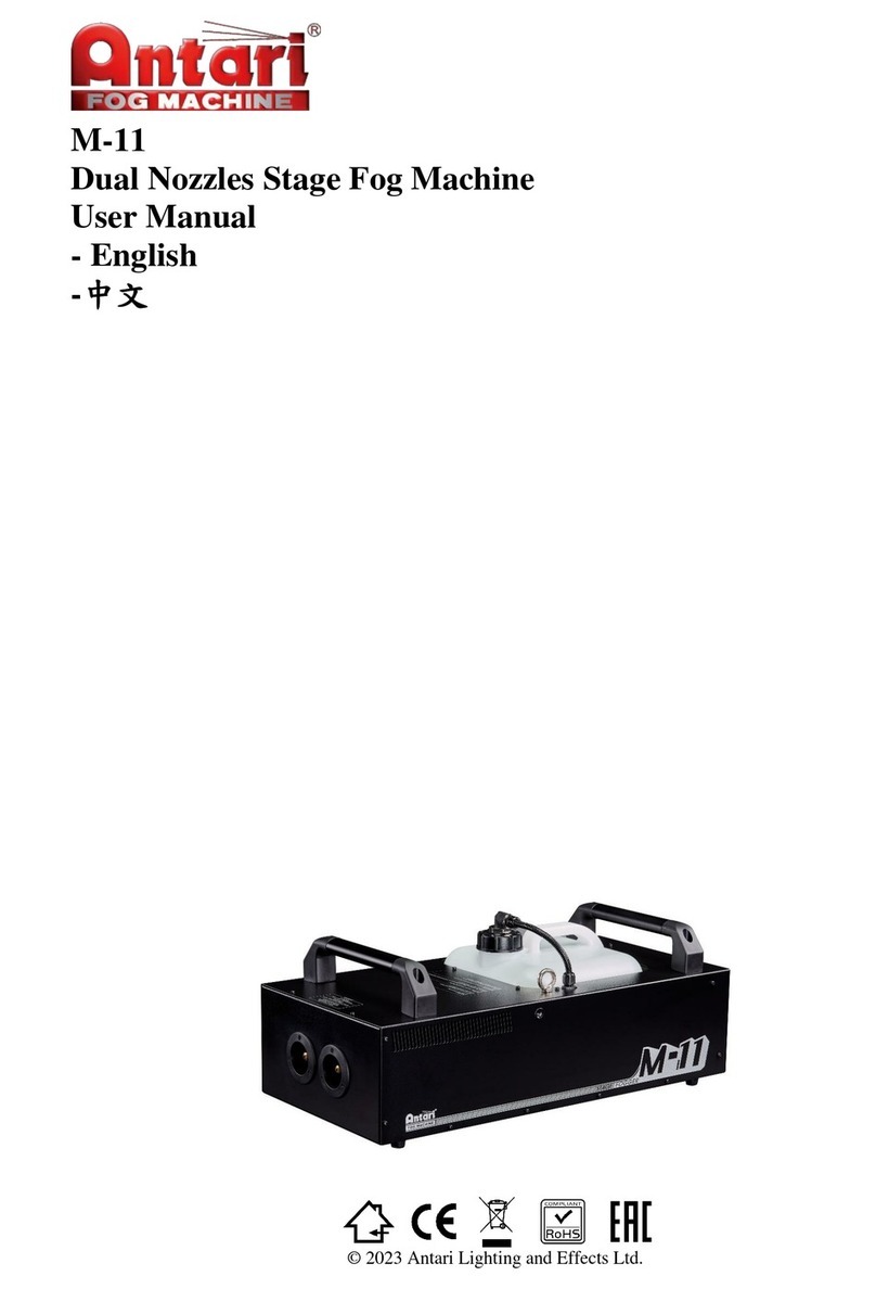 Antari M-11 user manual