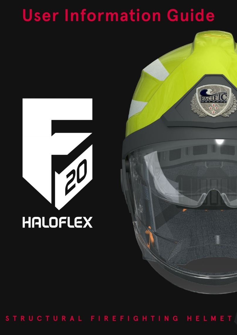 Pacific Helmets HALOFLEX F20H User's information guide