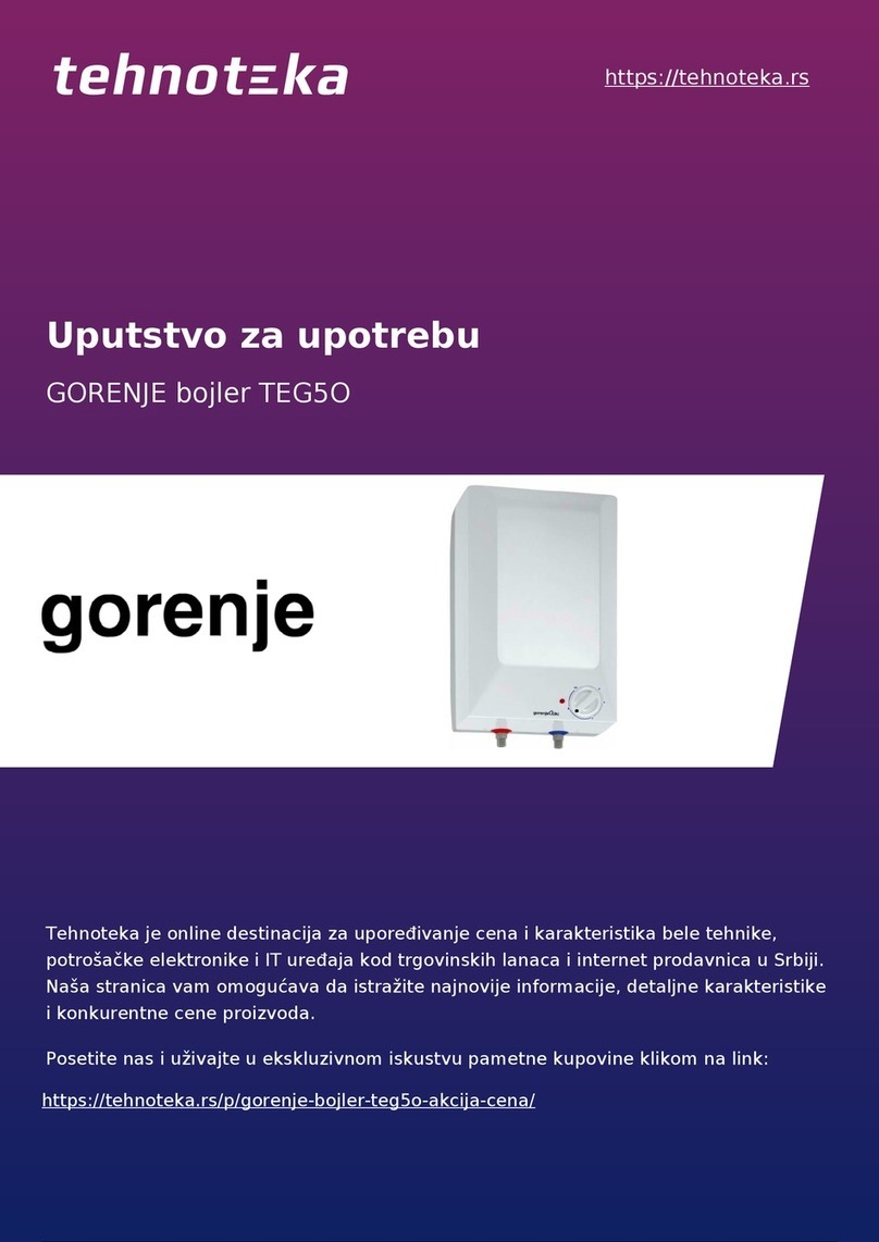 Gorenje Tiki TEG5O User manual