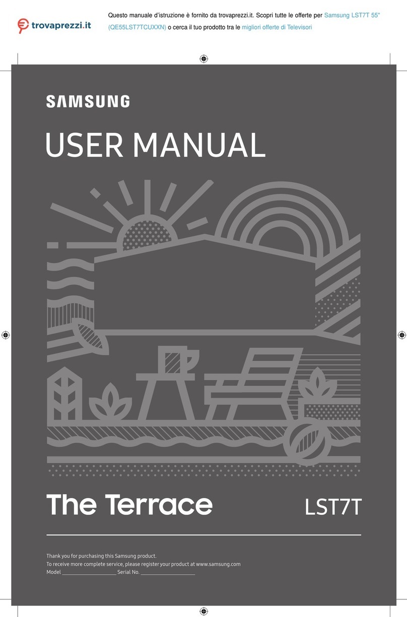 Samsung The Terrace QE55LST7TCUXXN User manual
