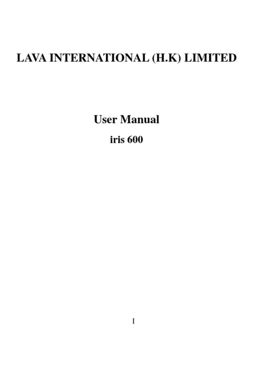 Lava iris 600 User manual