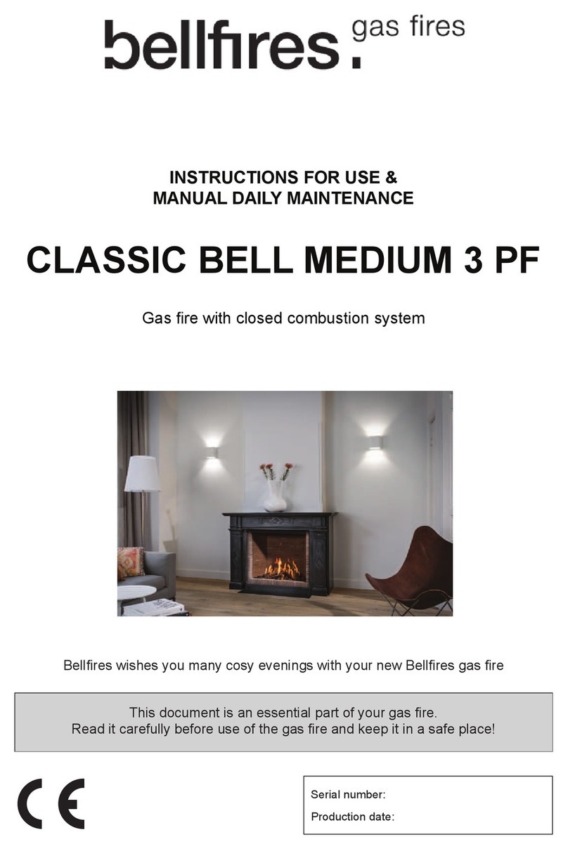 Bellfires CLASSIC BELL MEDIUM 3 PF Installation and operation manual
