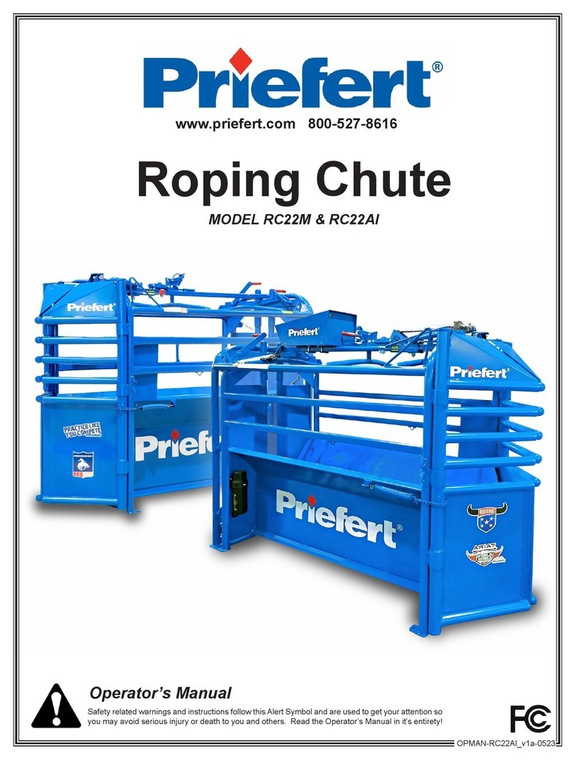 Priefert RC22M Operator's manual