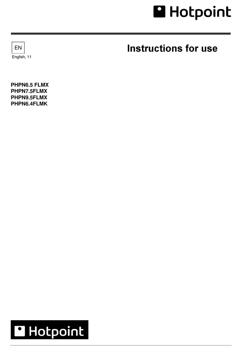 Hotpoint PHPN6.5 FLMX Instructions for use
