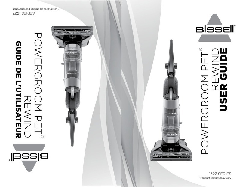 Bissell POWERGROOM PET REWIND 1327 Series User manual