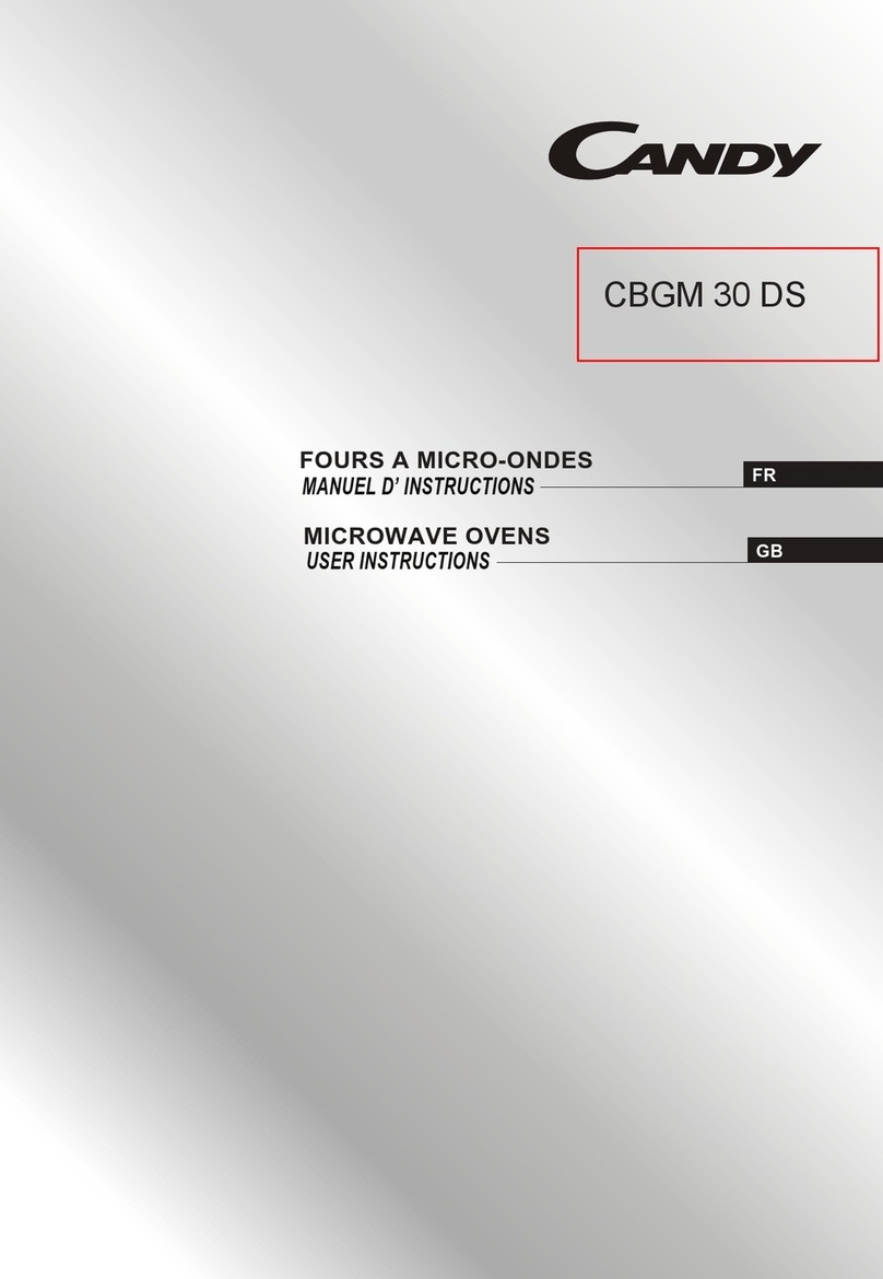 Candy CBGM 30 DS User manual