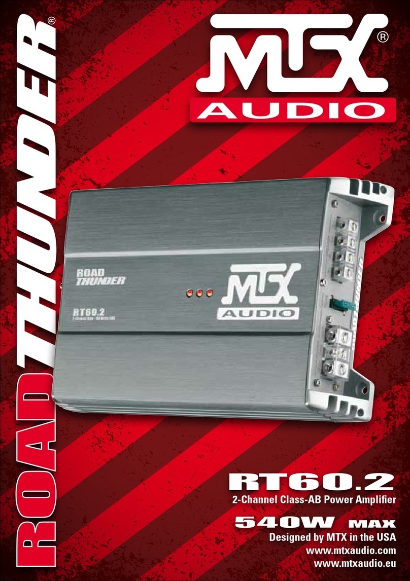 MTX ROADTHUNDER RT60.2 User manual