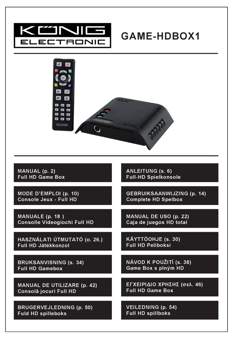 König Electronic GAME-HDBOX1 manual