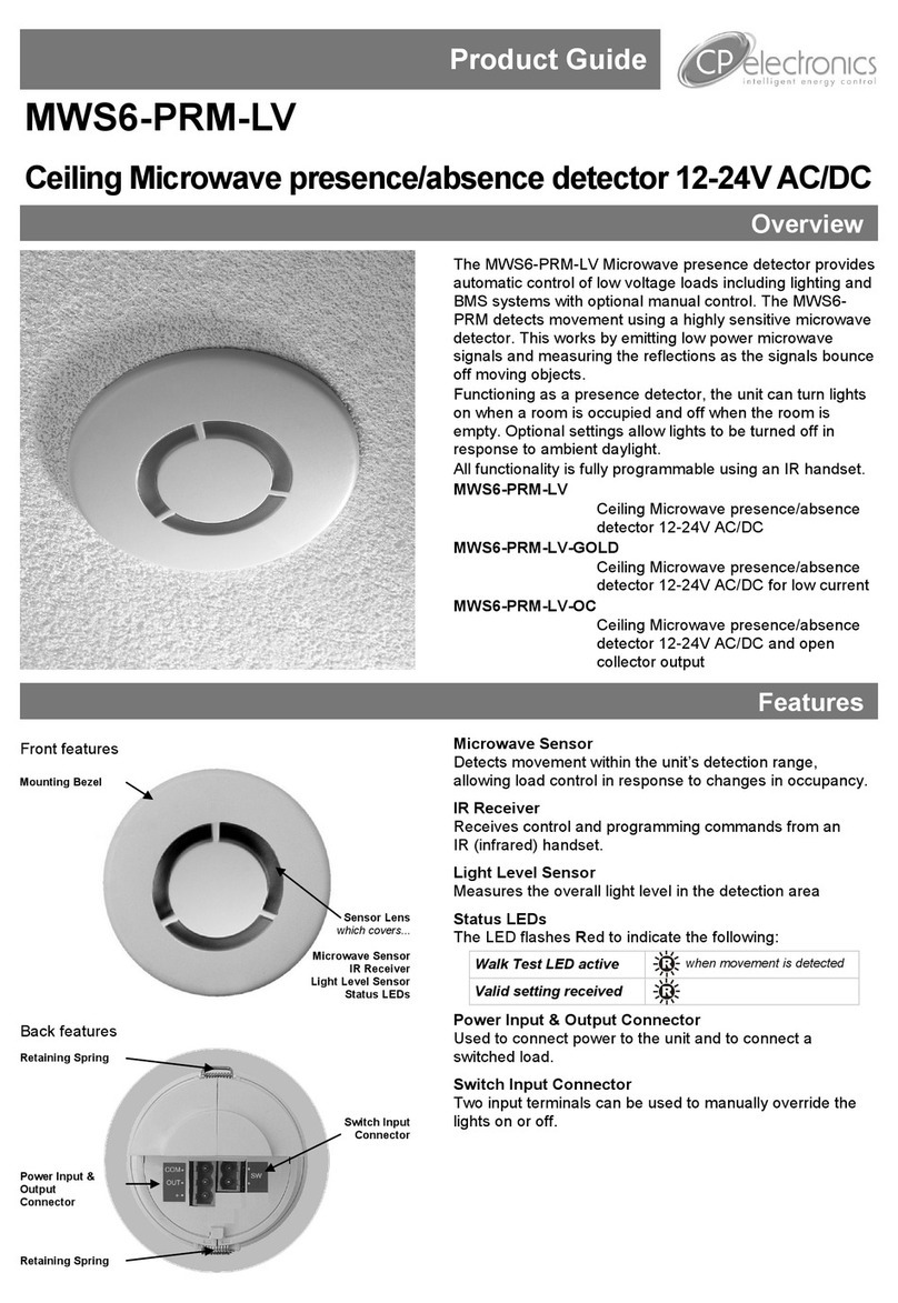 C.P. Electronics MWS6-PRM-LV User manual