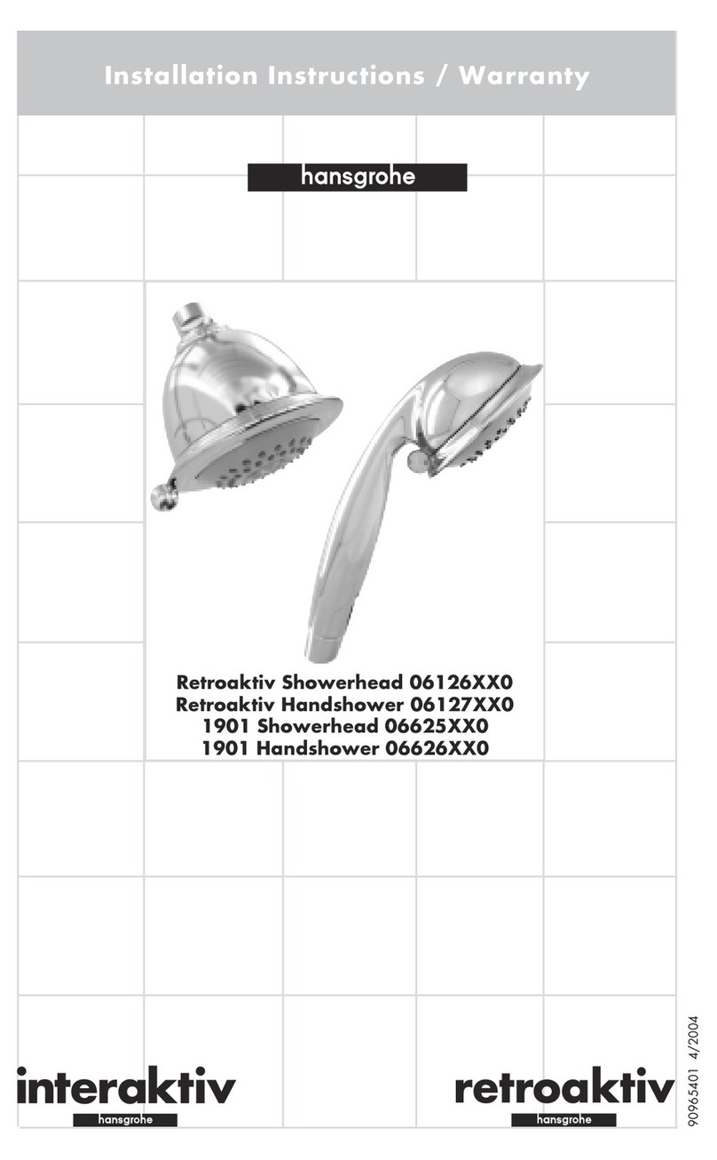 Hans Grohe Retroaktiv 06126 0 Series Installation guide