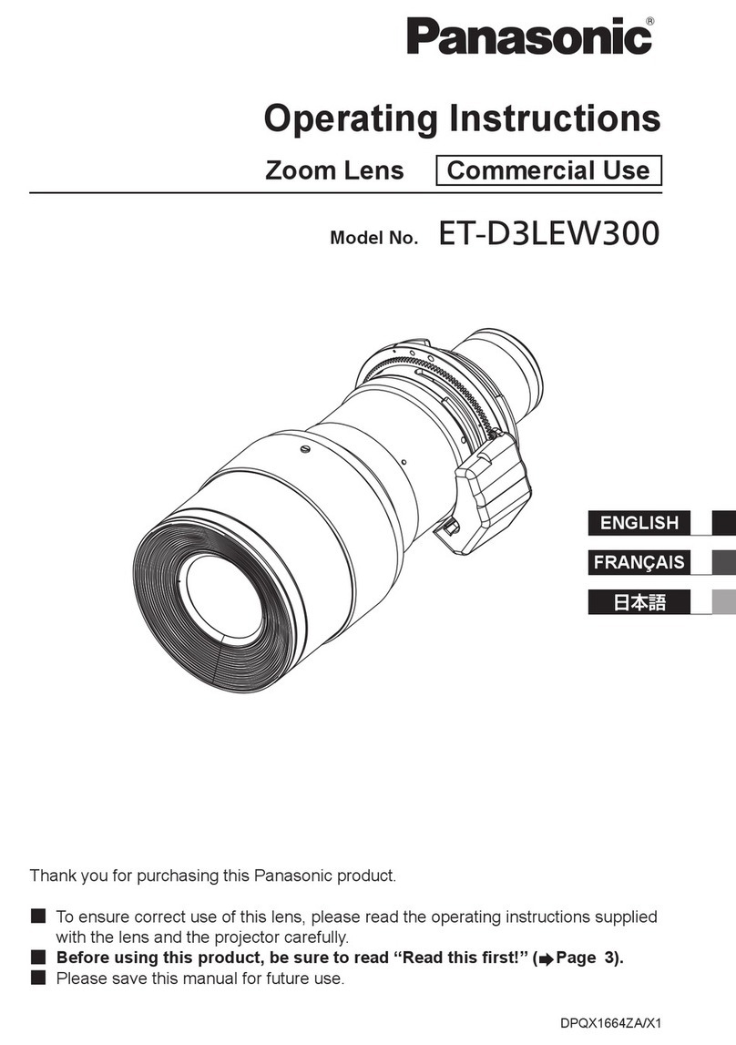 Panasonic ET-D3QW300 User manual