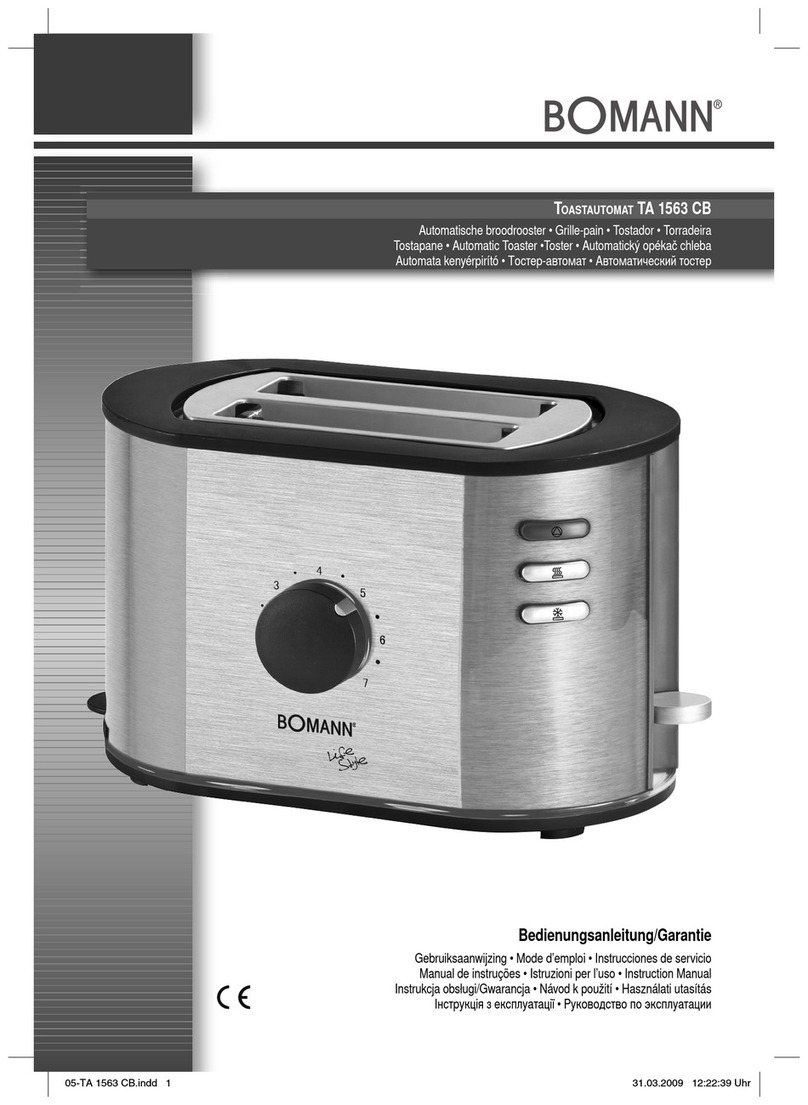 BOMANN Life Style TA 1563 CB instruction manual