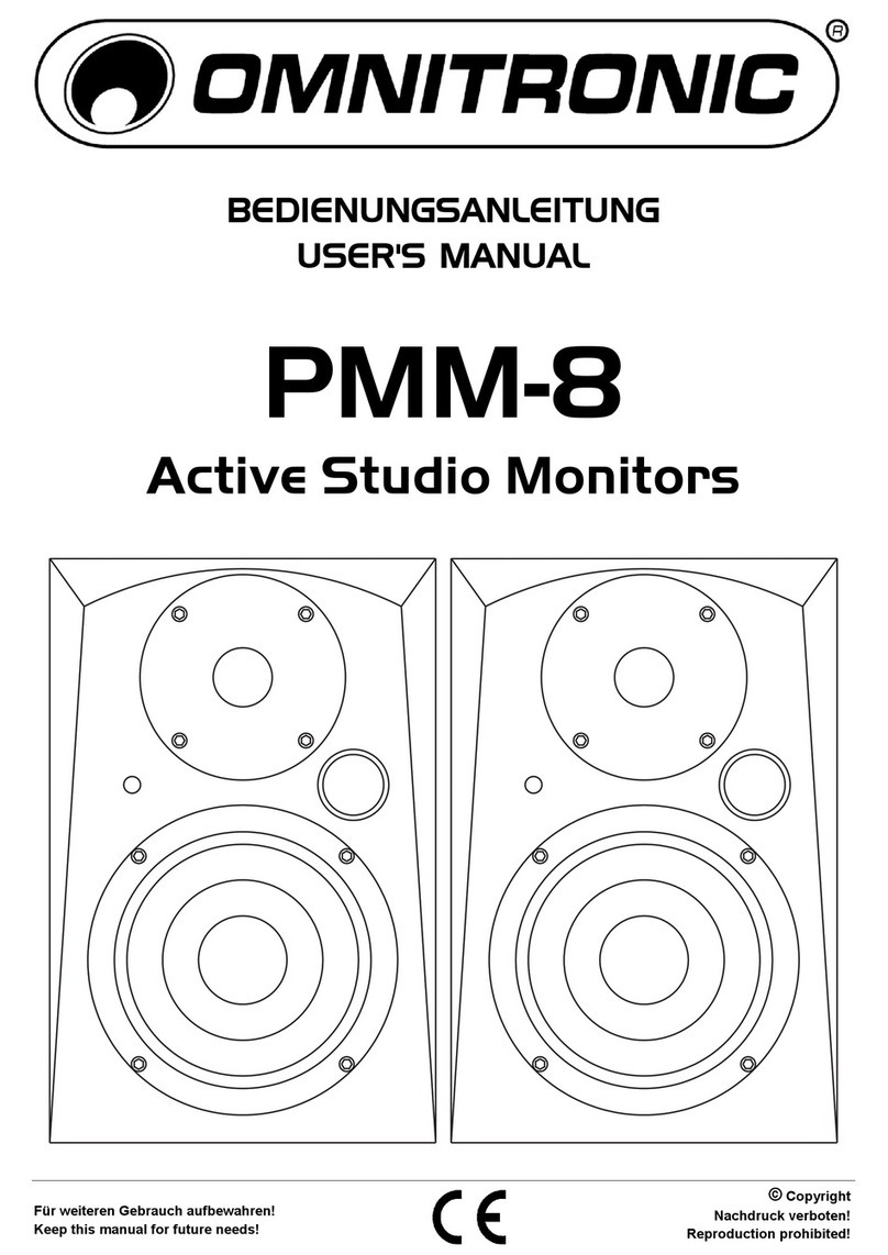 Omnitronic PMM-8 User manual