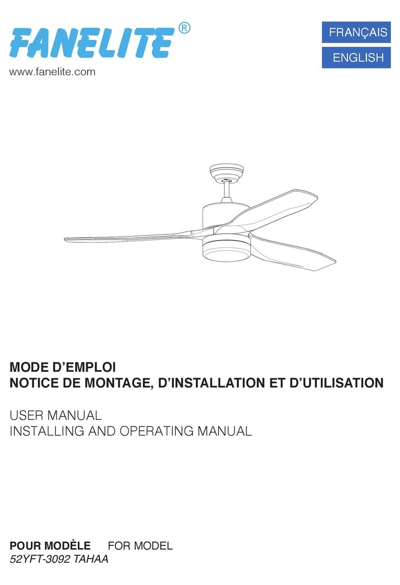 Fanelite 52YFT-3092 TAHAA User manual