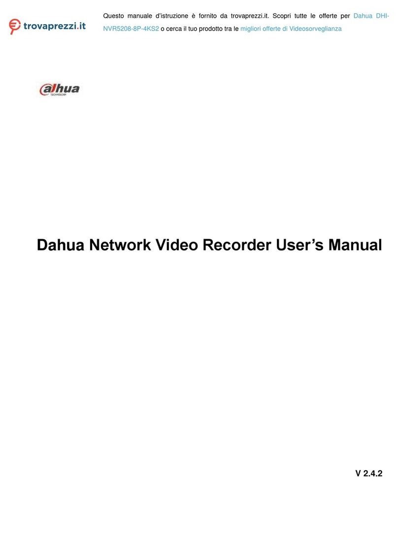 Dahua DHI-NVR5208-8P-4KS2 User manual