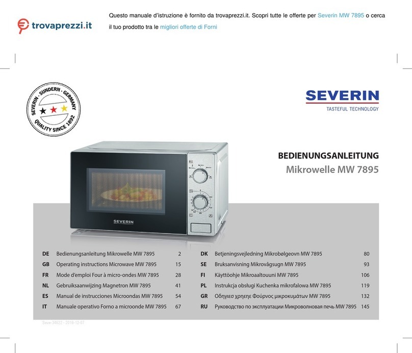SEVERIN MW 7895 operating instructions