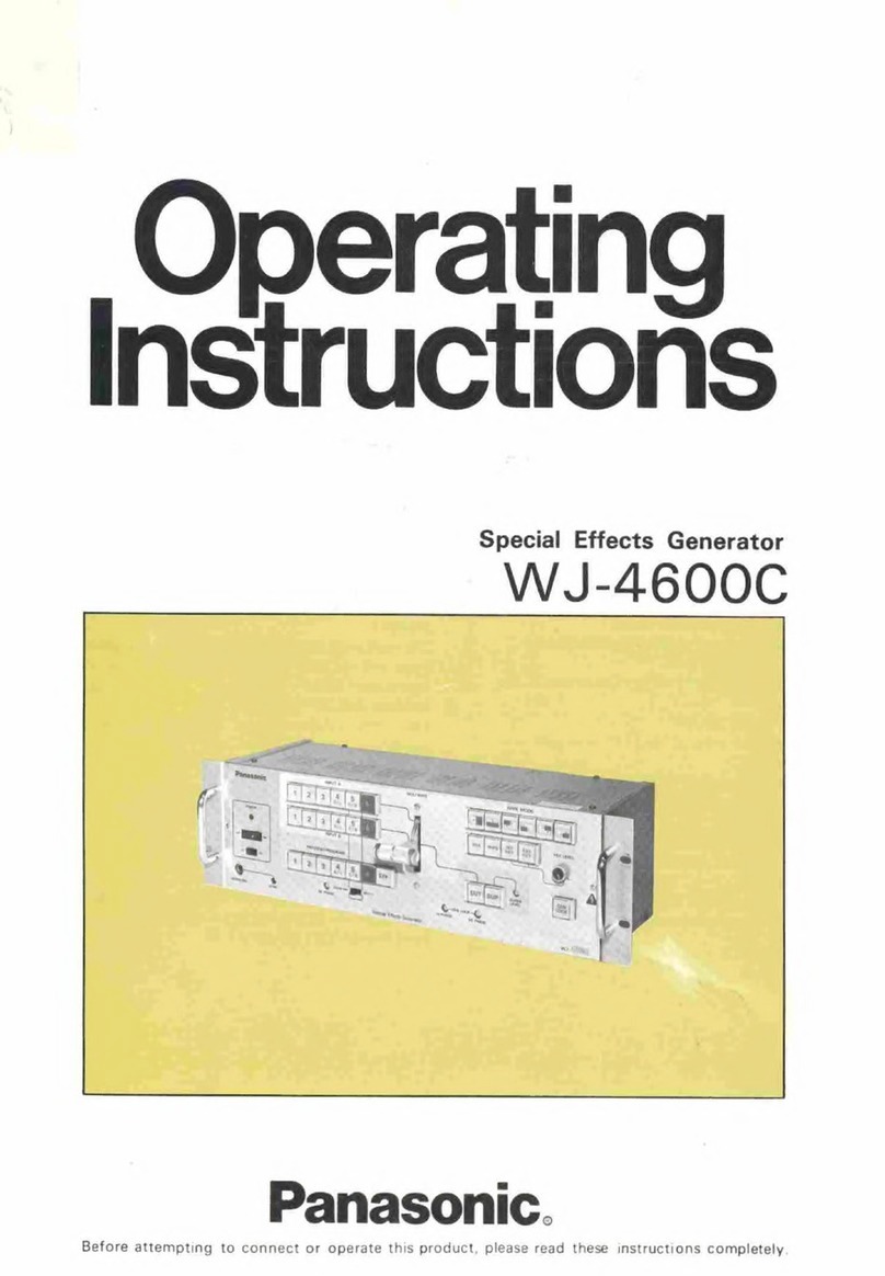 Panasonic WJ-4600C operating instructions
