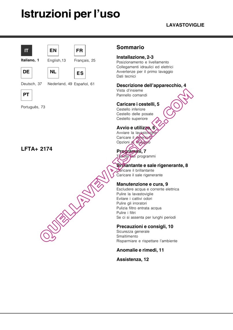Hotpoint LFTA+ 2174 User manual