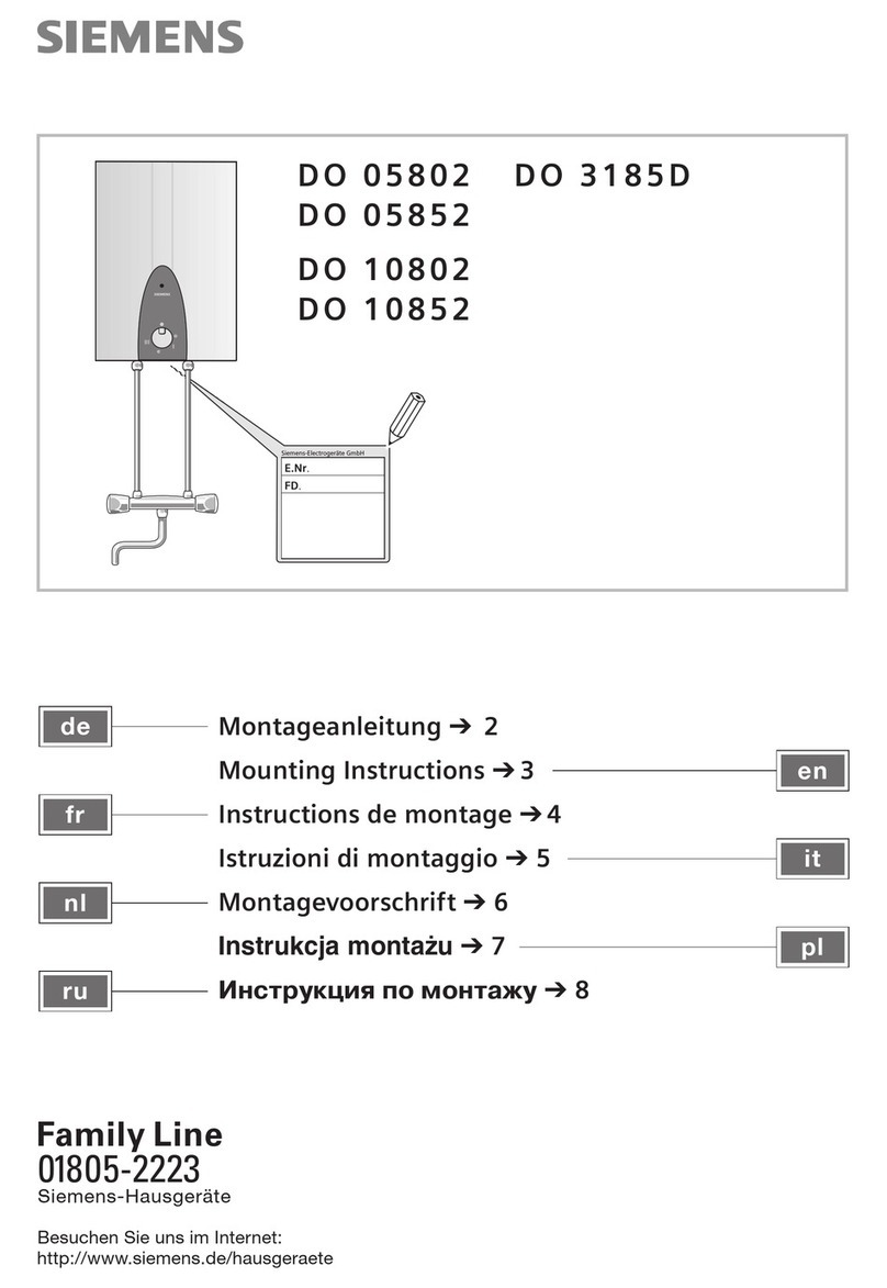 Siemens DO 05802 User manual