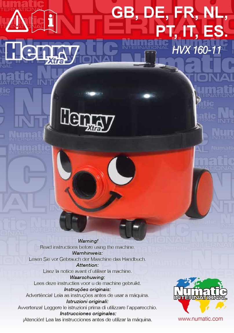 Numatic Henry Xtra User manual