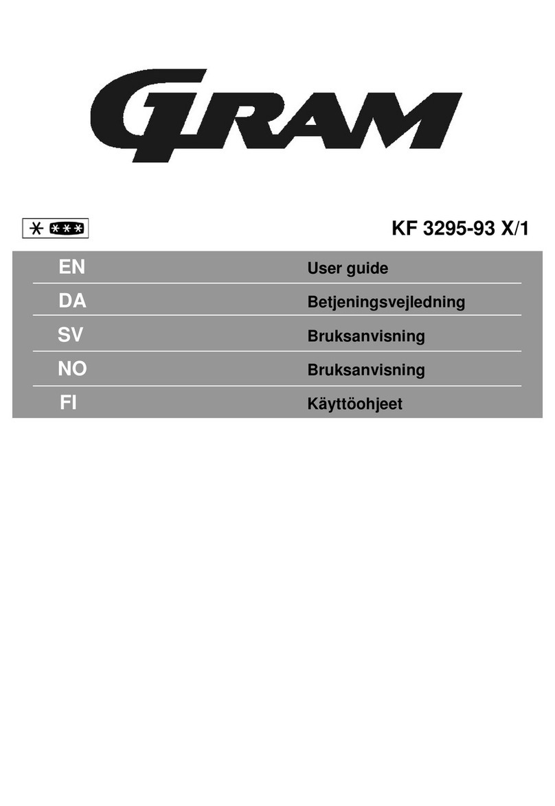 Gram KF 3295-93 X/1 user guide