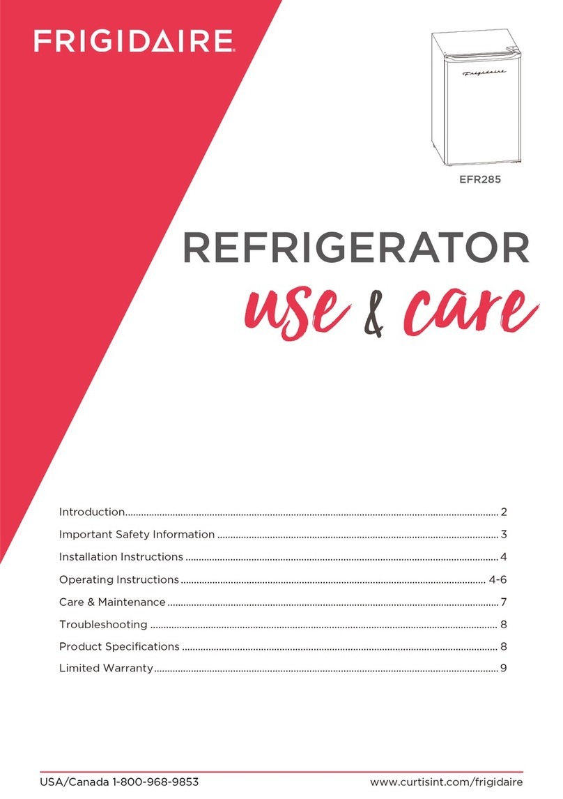 Frigidaire EFR285 use & care