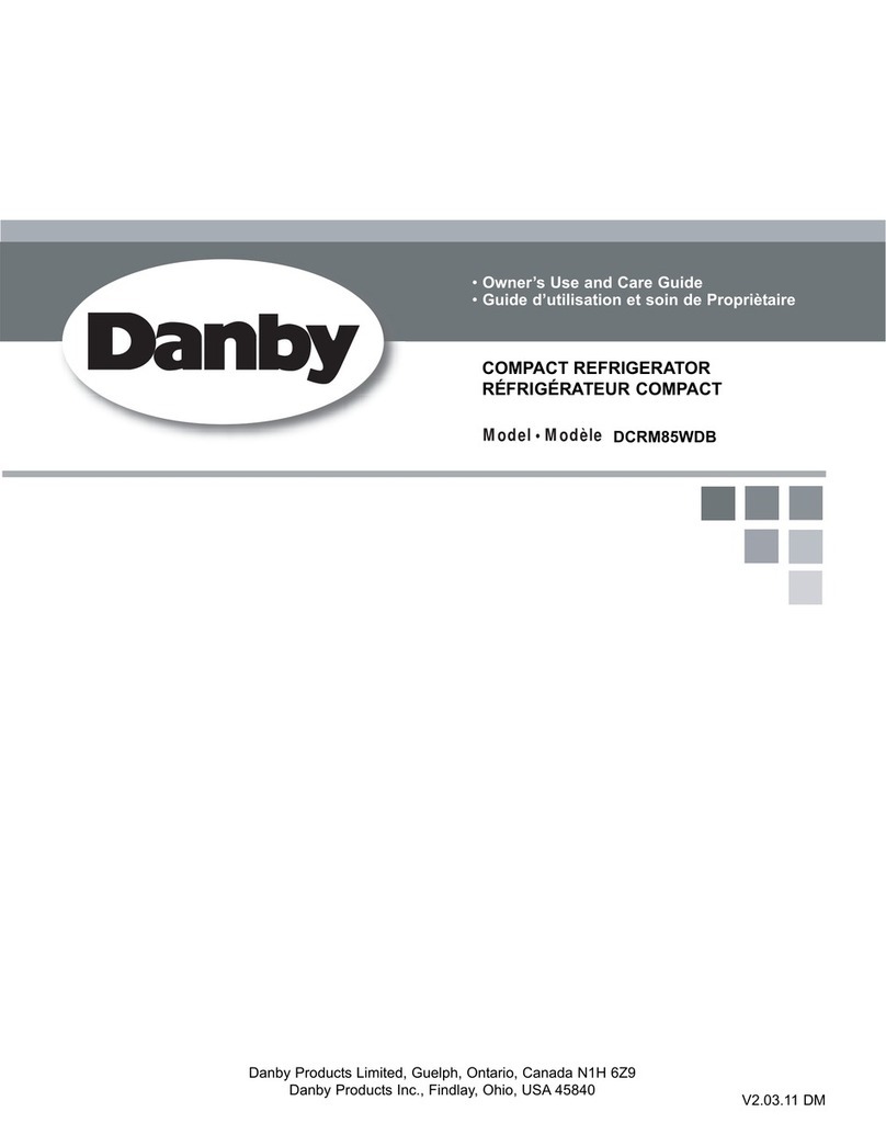 Danby DCRM85WDB Assembly instructions