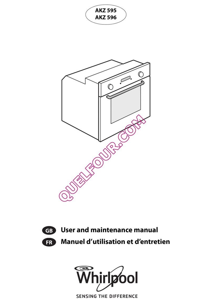 Whirlpool AKZ 595 User and maintenance manual