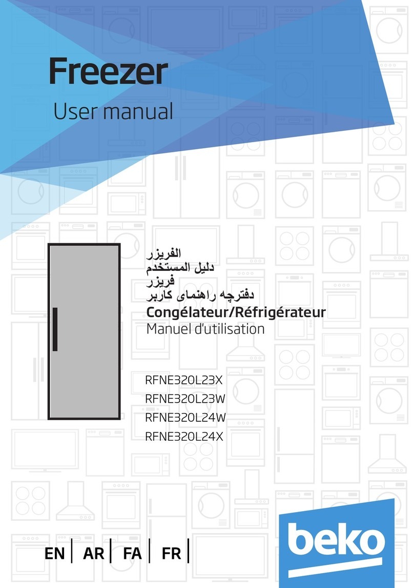 Beko RFNE320L23X user manual