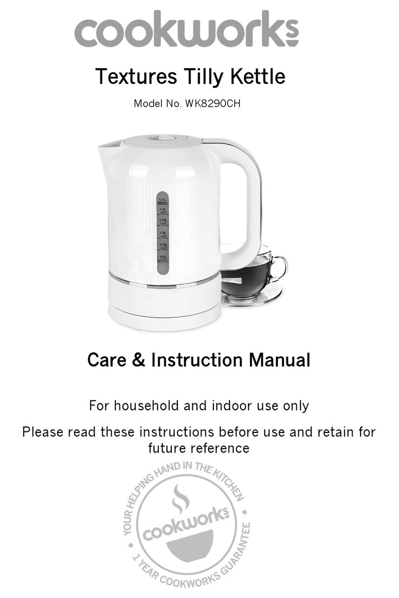 Cookworks Textures Tilly Care & instruction manual