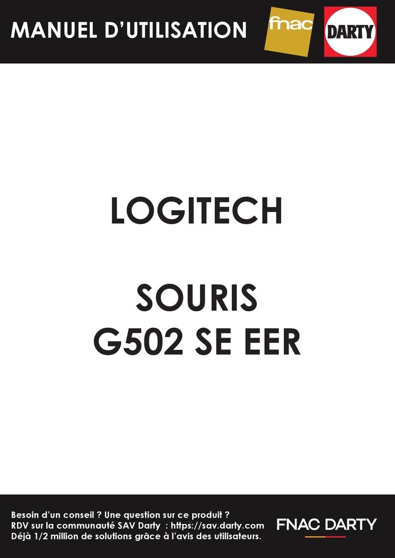 Logitech G502 SE User manual