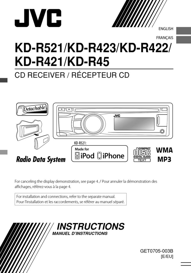 JVC KD-R423 User manual