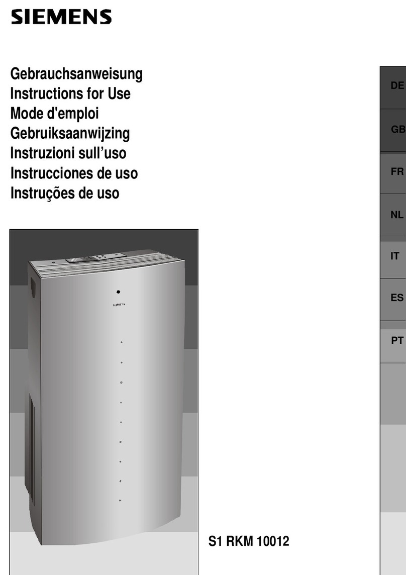 Siemens S1 RKM 10012 Instructions for use