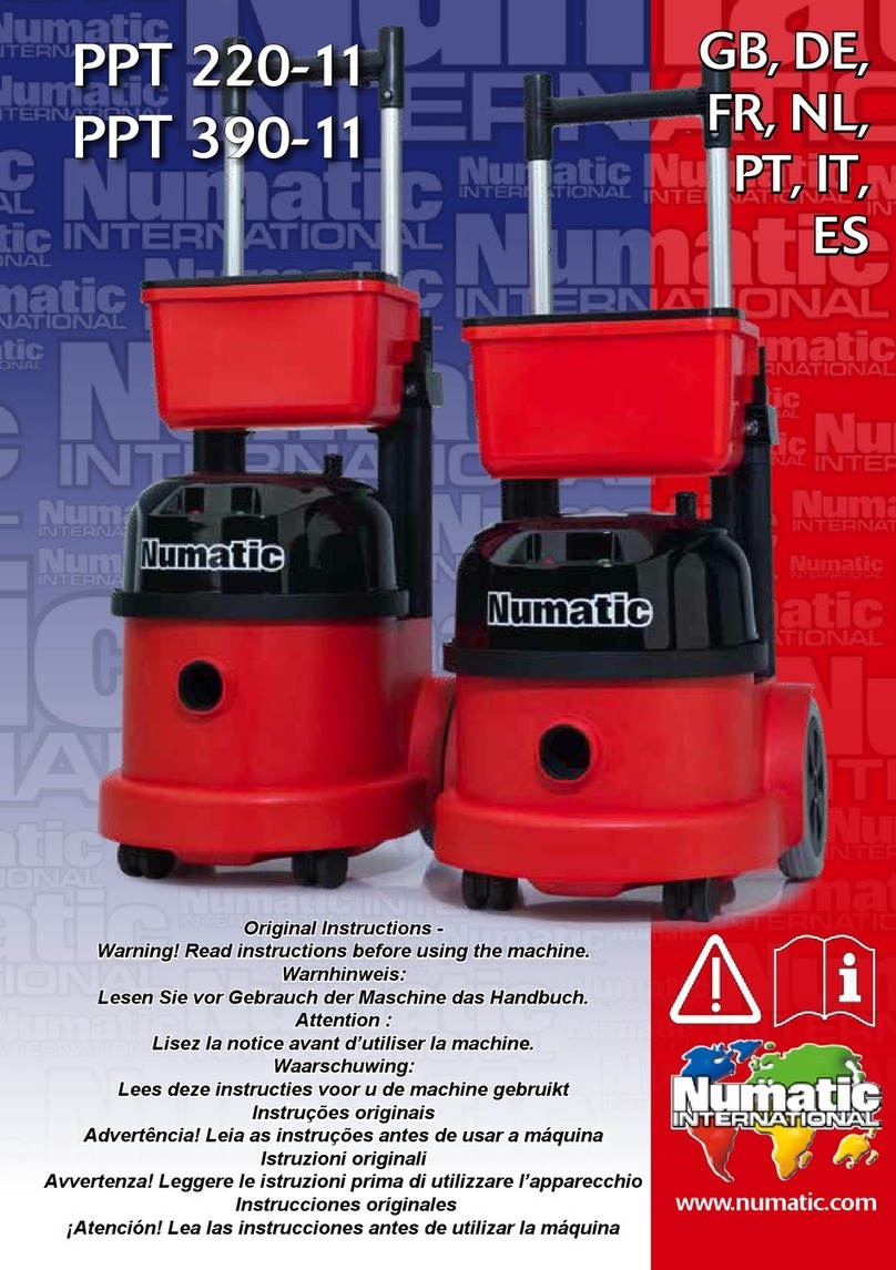 Numatic PPT 220-11 Original instructions