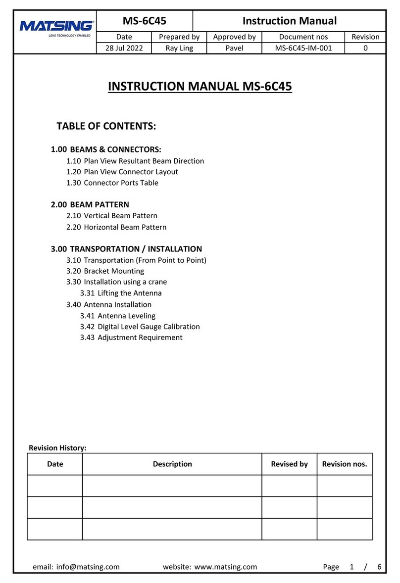 Matsing MS-6C45 User manual Matsing MS-6C45 User manual
