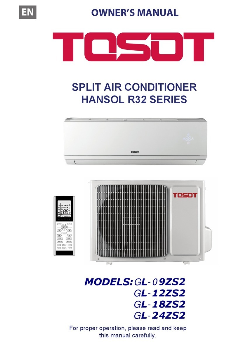 Tosot HANSOL R32 Series User manual