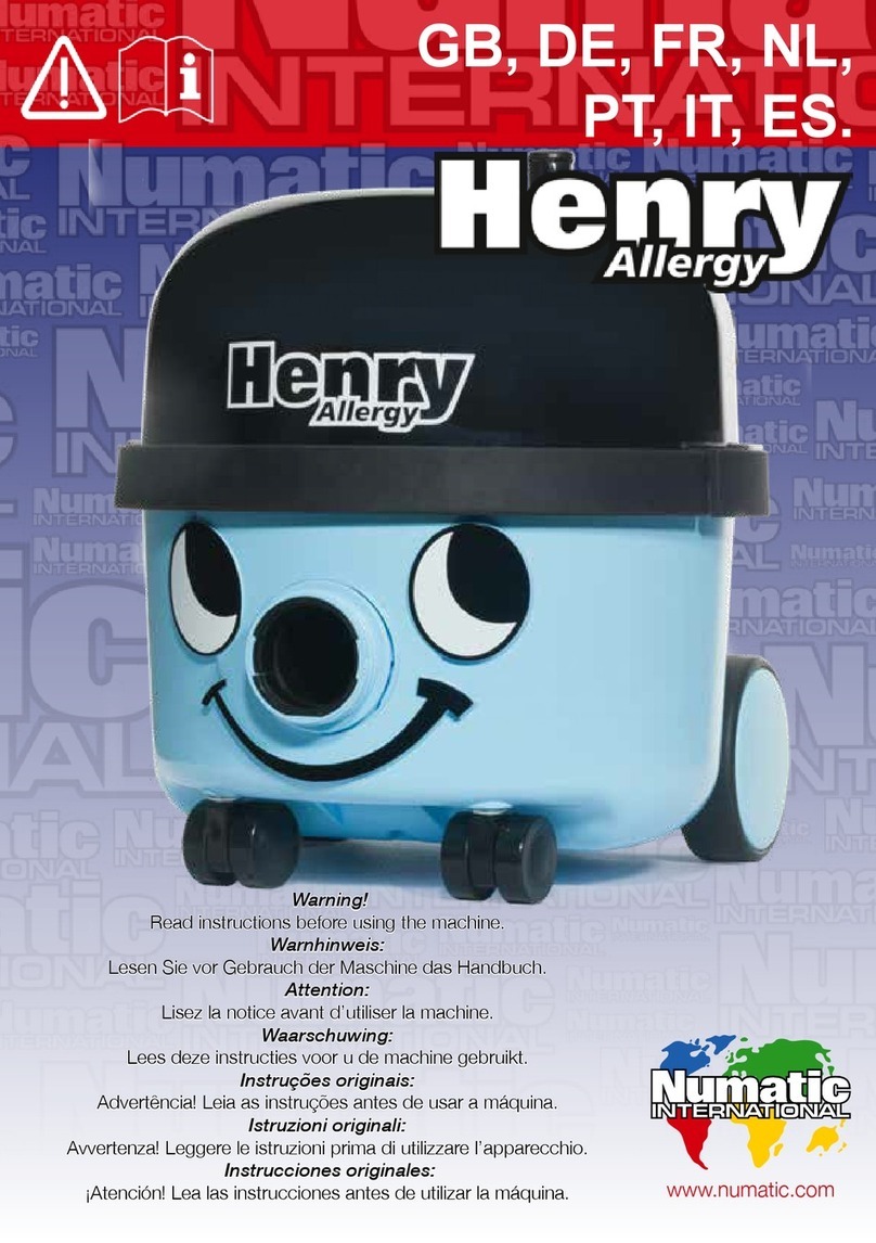 Numatic Henry Allegry User manual
