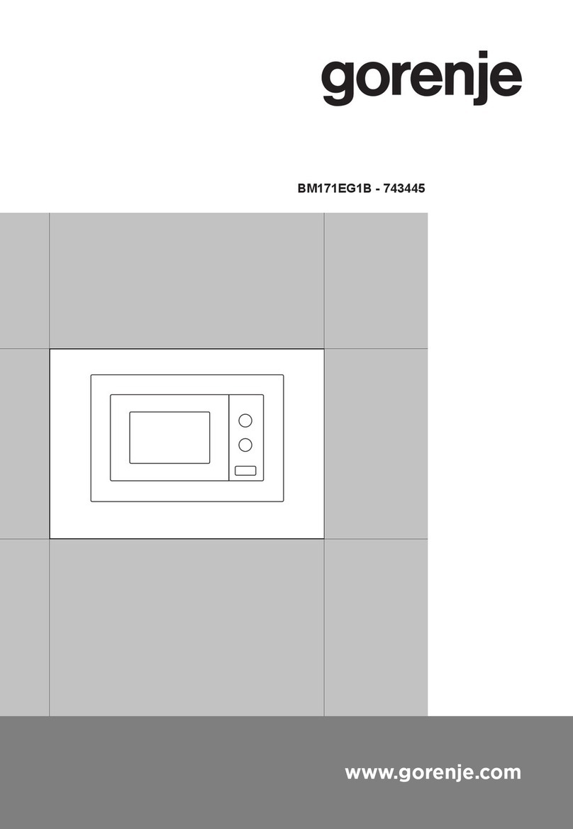 Gorenje BM171EG1B instruction manual