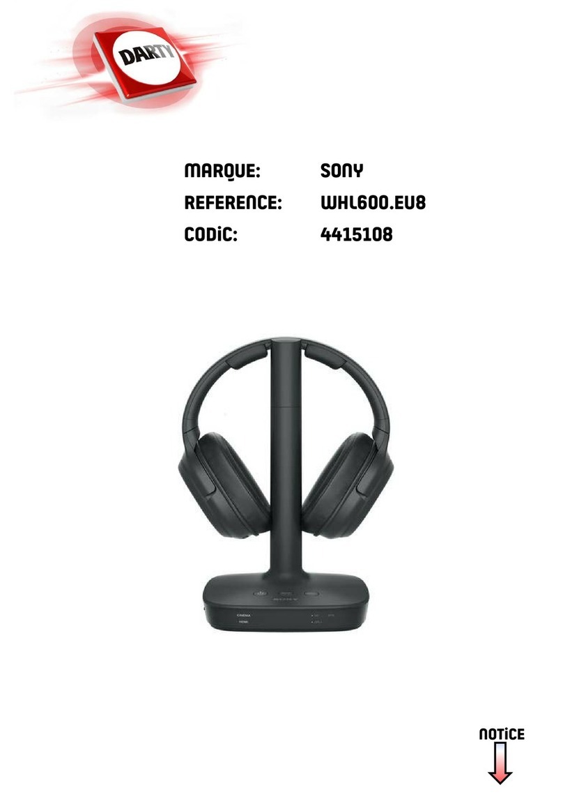 Sony WH-L600 User manual Sony WH-L600 User manual