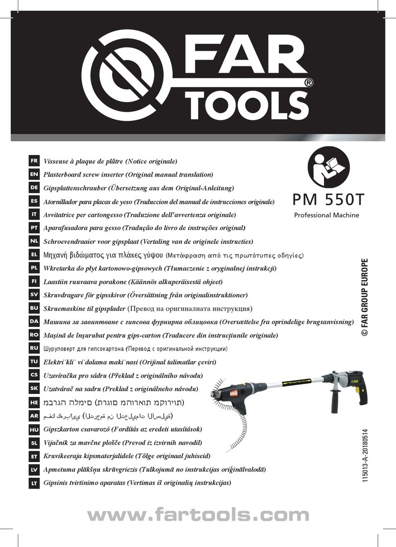 Far Tools PM 550T Original manual translation