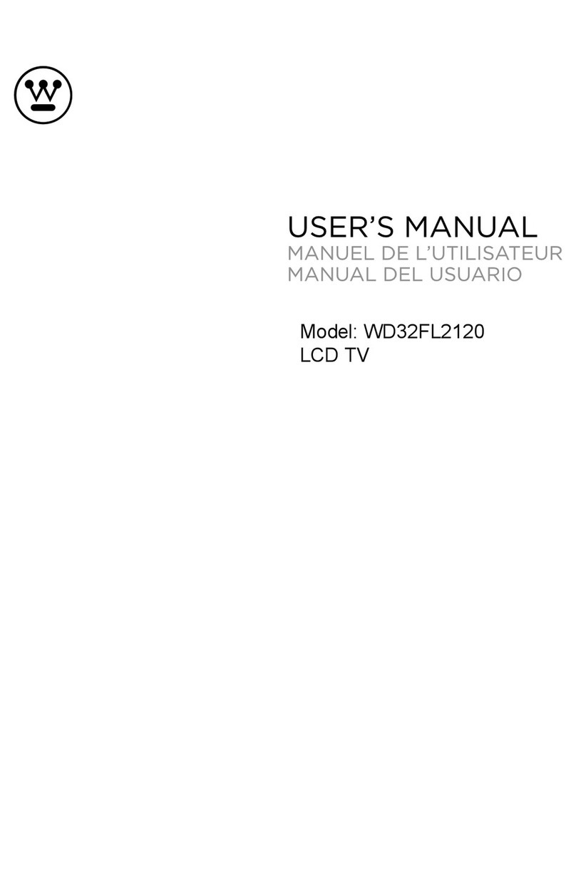 Westinghouse WD32FL2120 User manual Westinghouse WD32FL2120 User manual
