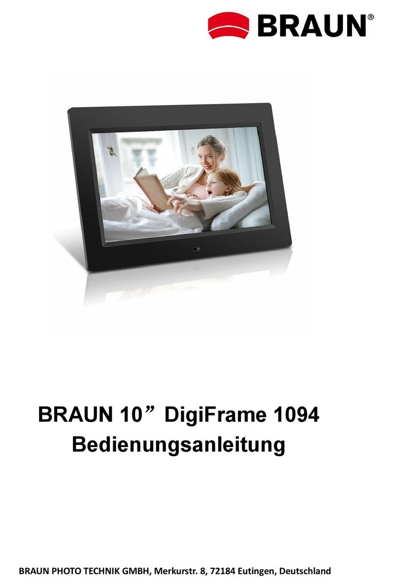 Braun DigiFrame 1094 User manual